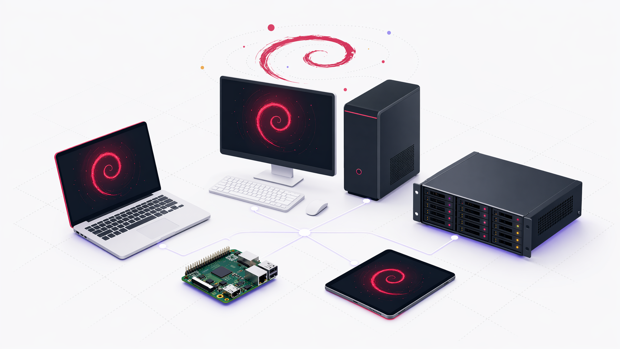Debian 在多种设备上运行