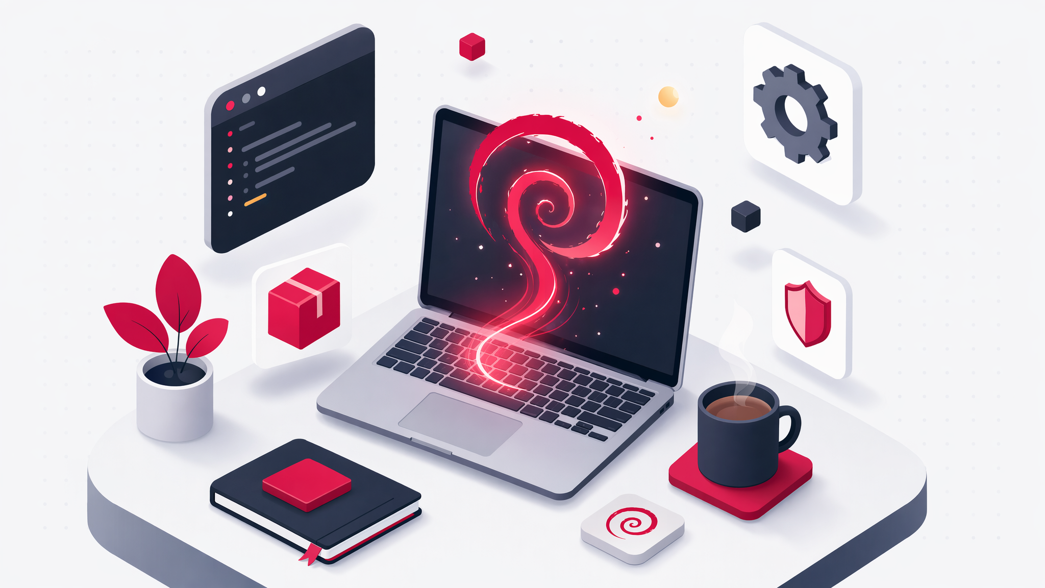 Debian.Club 学习插画
